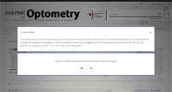 Desktop Screenshot of journalofoptometry.org